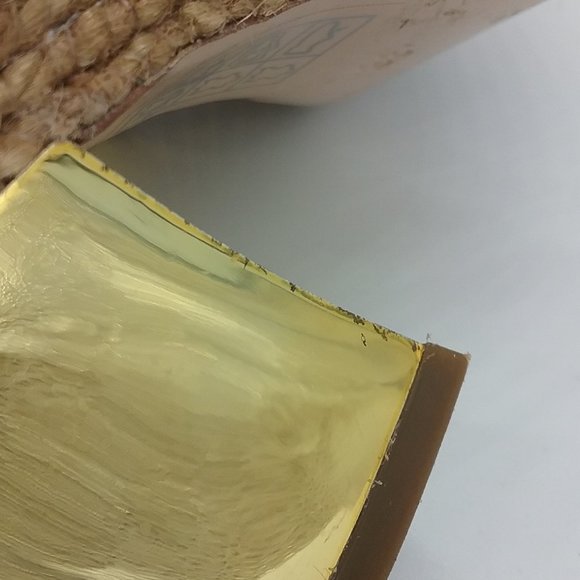 Miu Miu Leather/Raffia Gold Heel Sandals - Picture 11 of 13